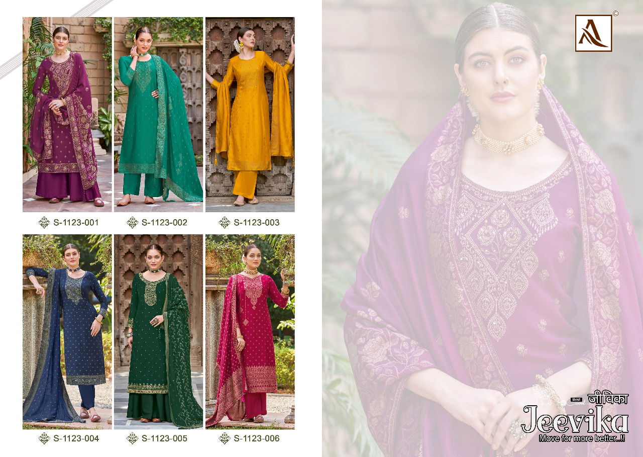 Alok Jeevika Pashmina Winter Wear Wholesale Dress Material Collection